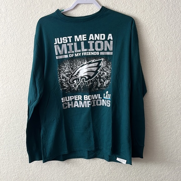 FANATICS Philadelphia Eagles Long Sleeve Shirt Size Large - Picture 8 of 10